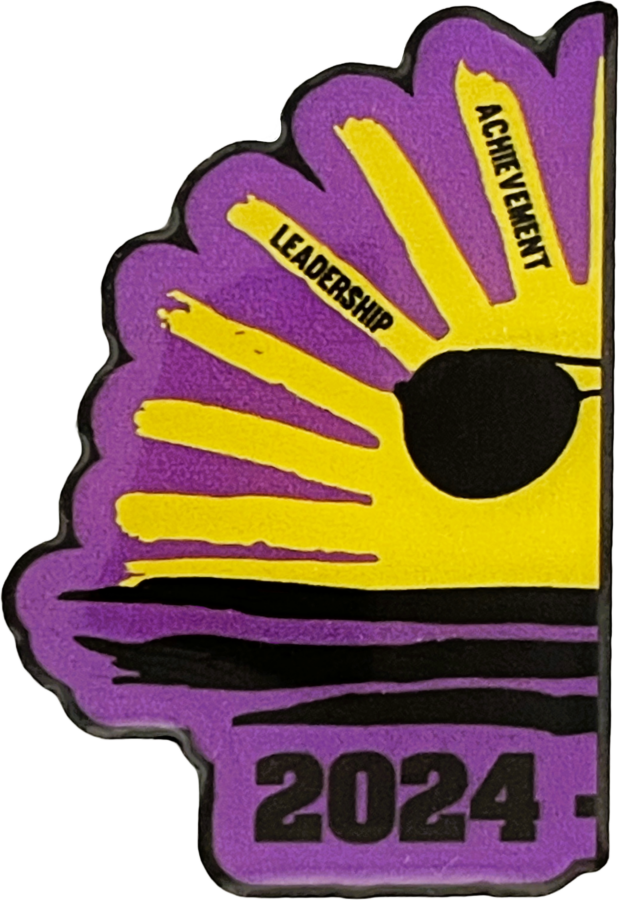 Custom National Beta Pin for Left Winona High School Beta Club