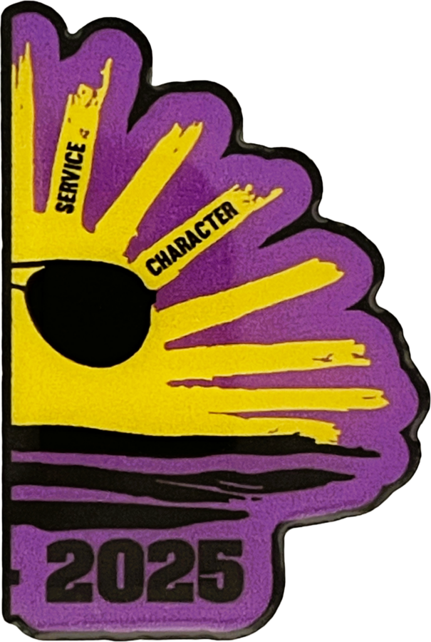 Custom National Beta Pin for Right Winona High School Beta Club