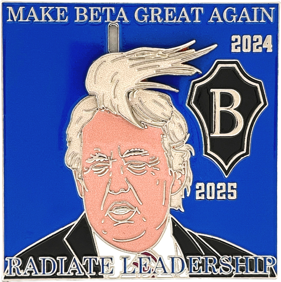 Custom National Beta Pin for Winona High School Beta Club MBGA