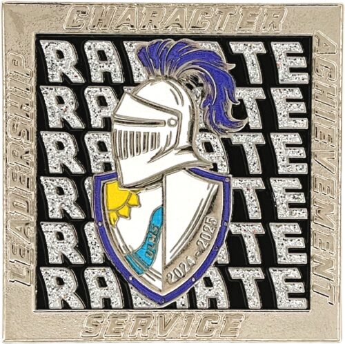 About Beta Pins - ULMS Beta Club Pin with Glitter