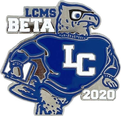 Beta Pin Examples - Larue County Middle School Beta Enamel Pin