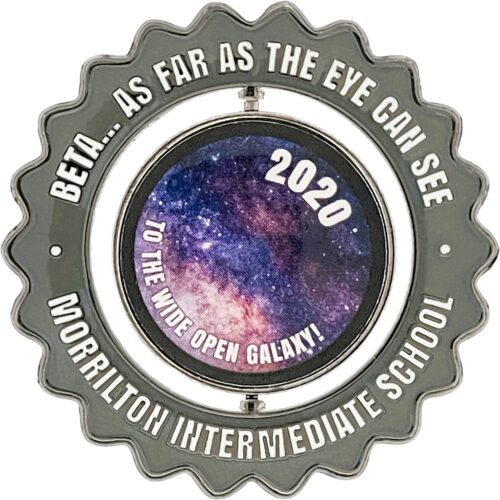 Beta Pin Examples - Morrilton Intermediate School Beta Enamel Pin Back