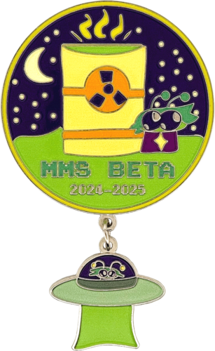 Custom Beta Club Pins - Malvern Middle School Beta Club