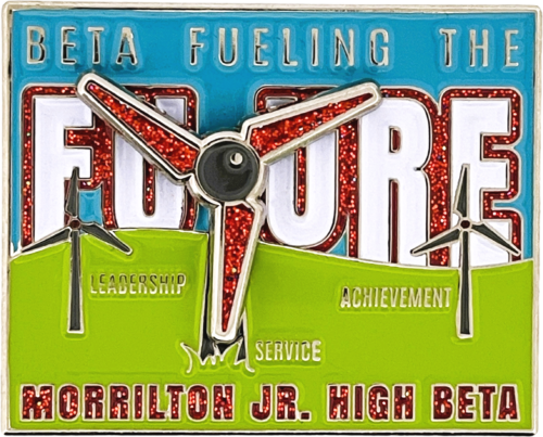 Custom Beta Club Pins - Morrilton Jr. High Beta - Future